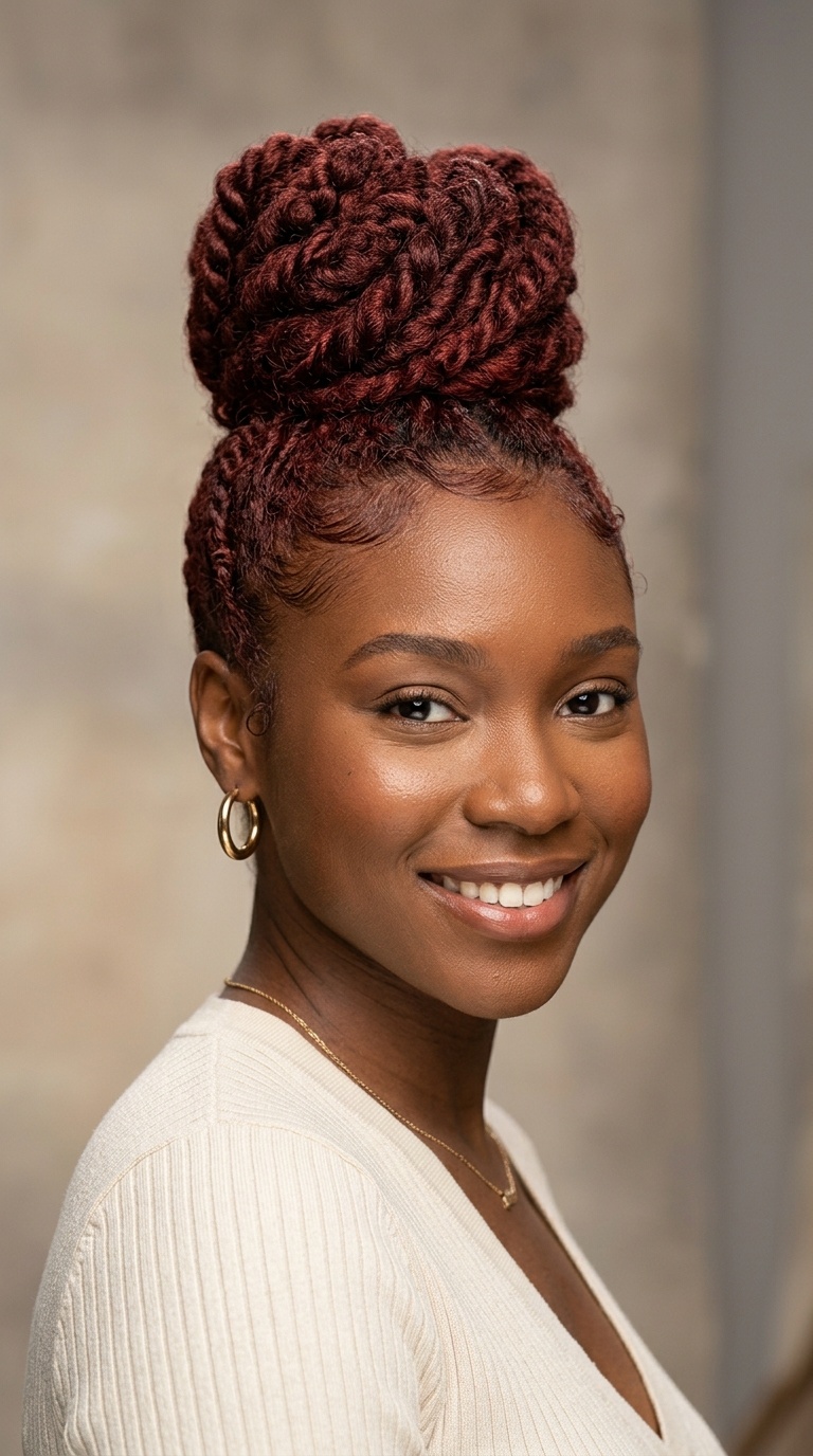 Red-Toned High Knot