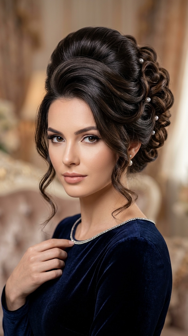Regal Beehive Updo