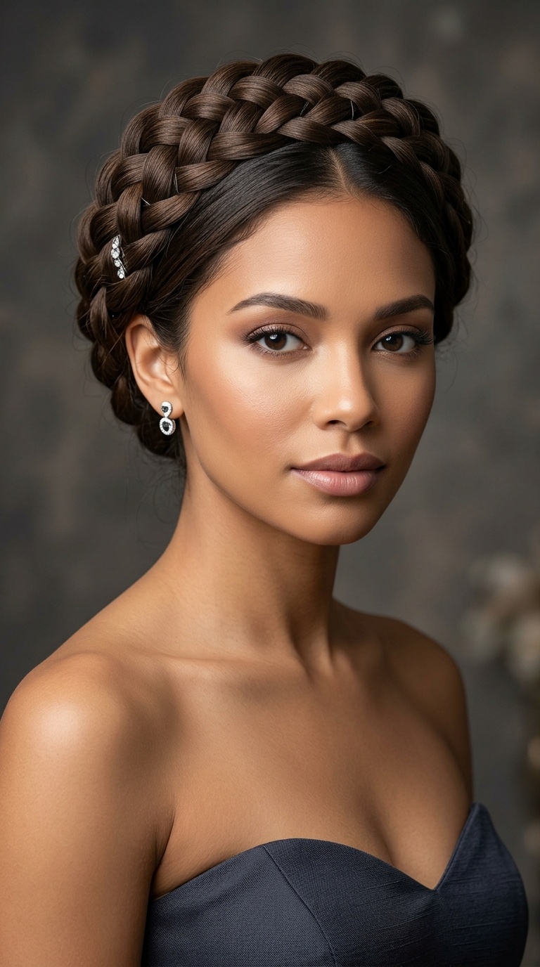 Regal Braided Crown