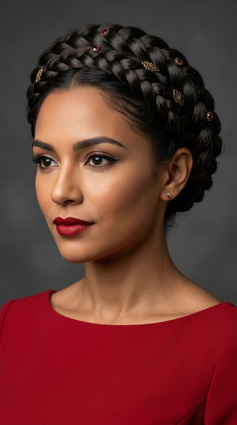 Regal Braided Crown