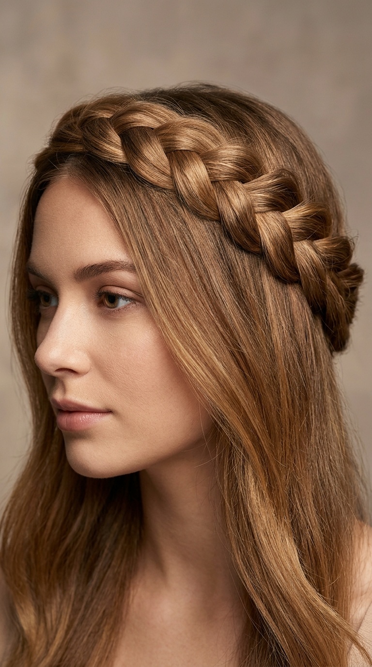 Regal Crown Braid (Halo Braid)