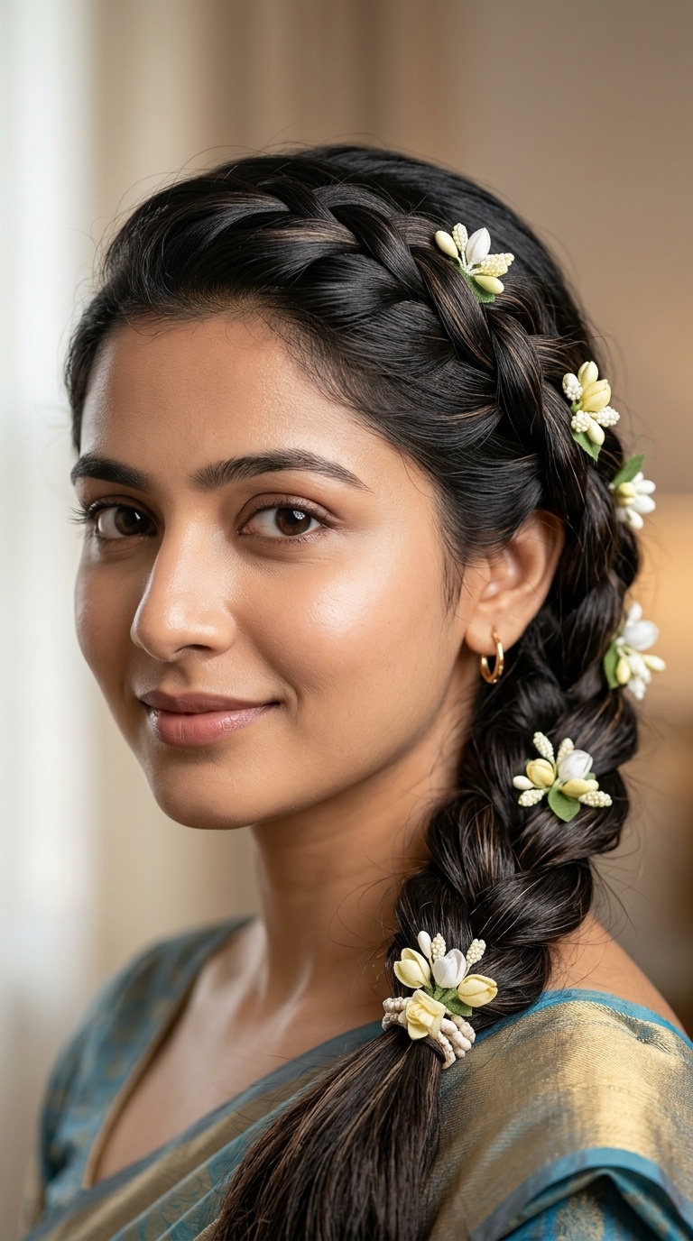 Relaxed Rope Braid with Jasmine-Style Clips