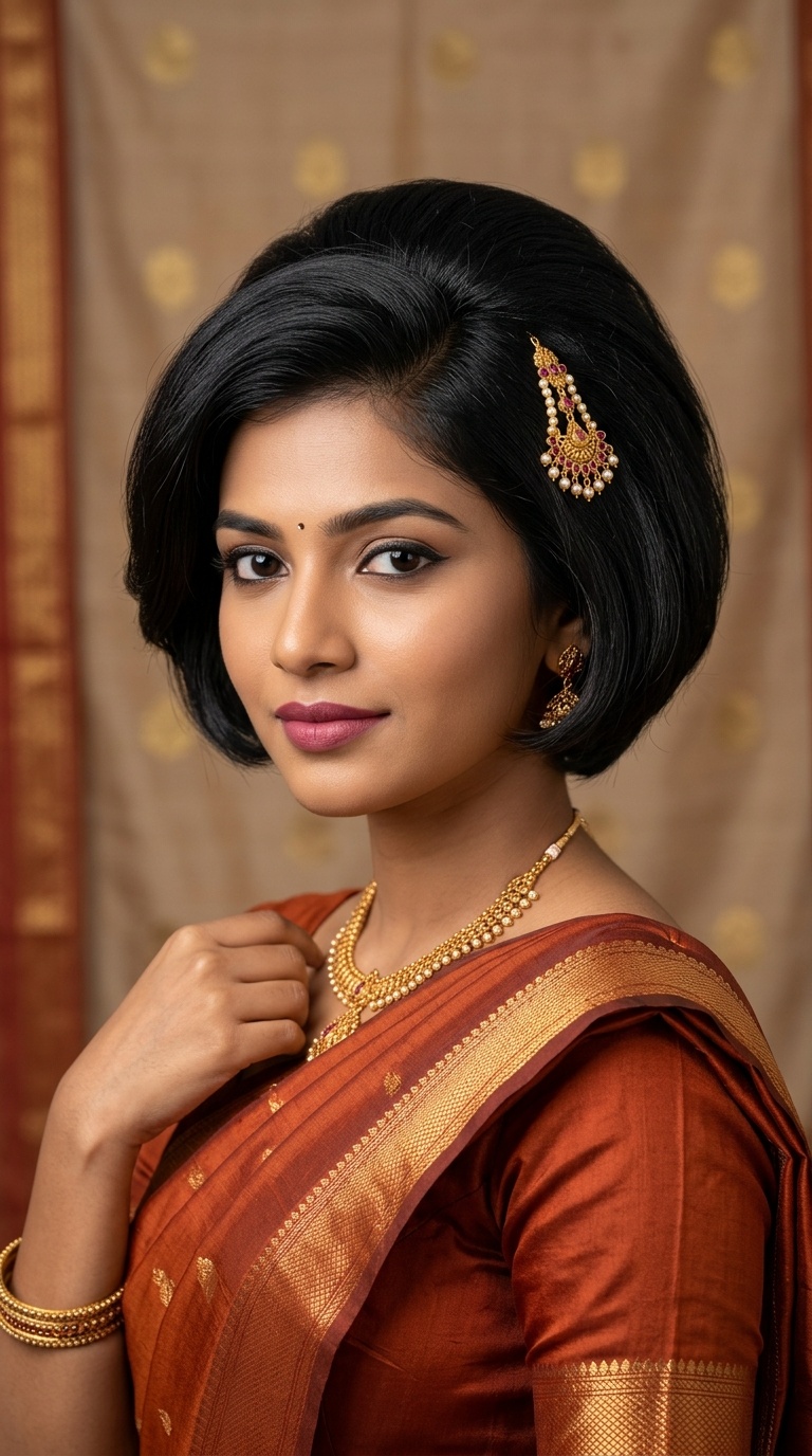 Retro Beehive Inspo for Short Hair