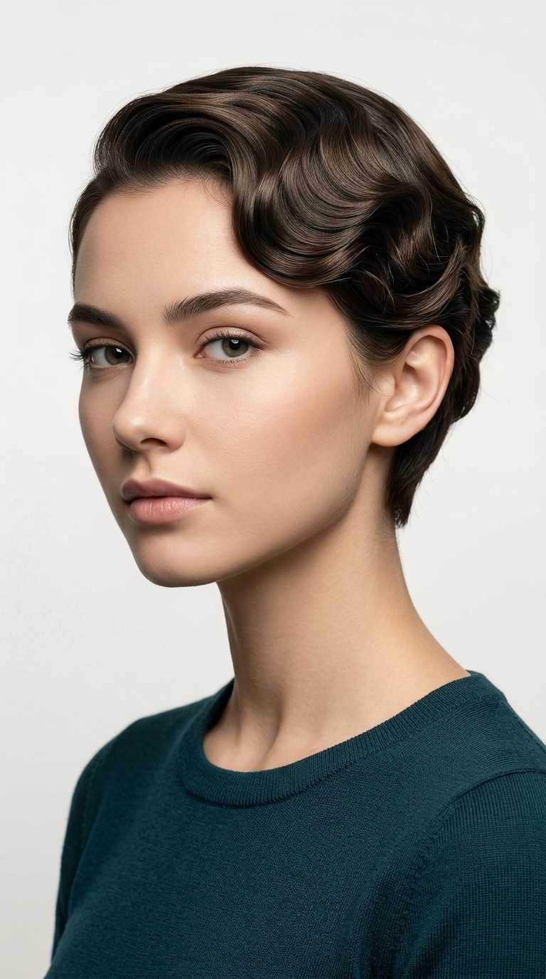 Retro Finger Wave Tuck