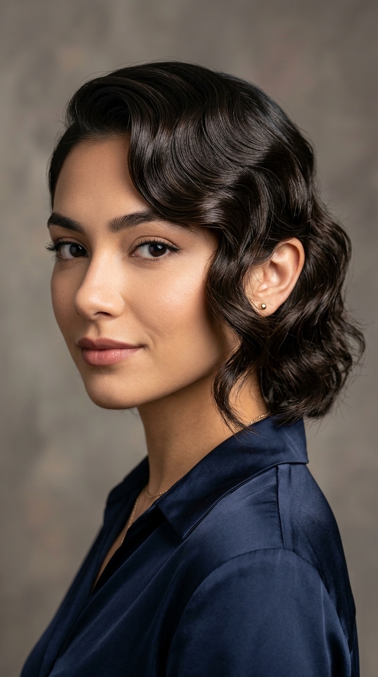 Retro Finger Waves with Modern Framing
