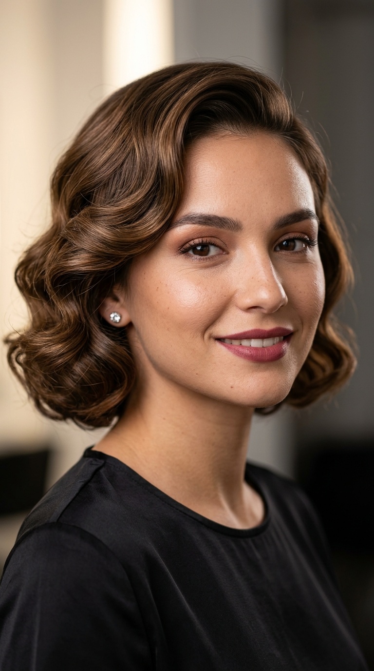 Retro Glamour Waves