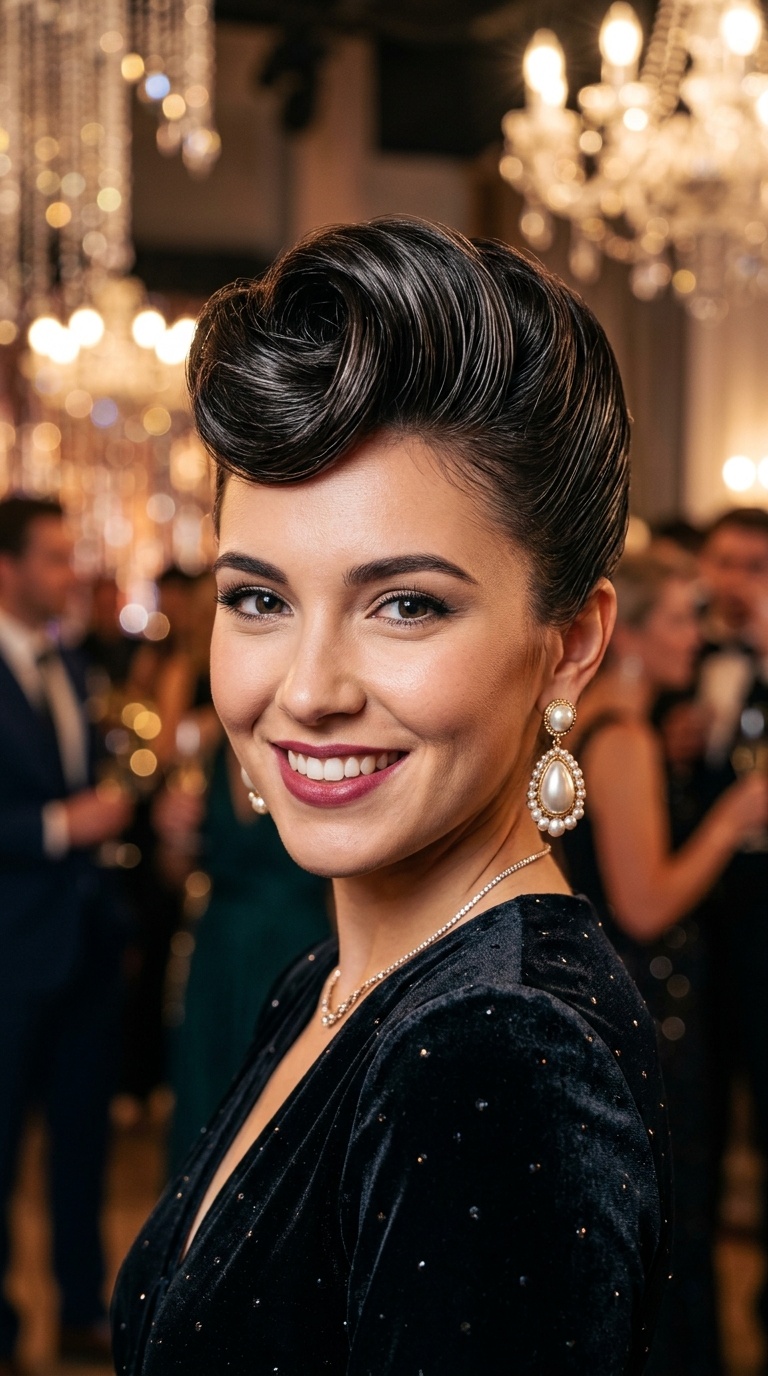 Retro Pompadour