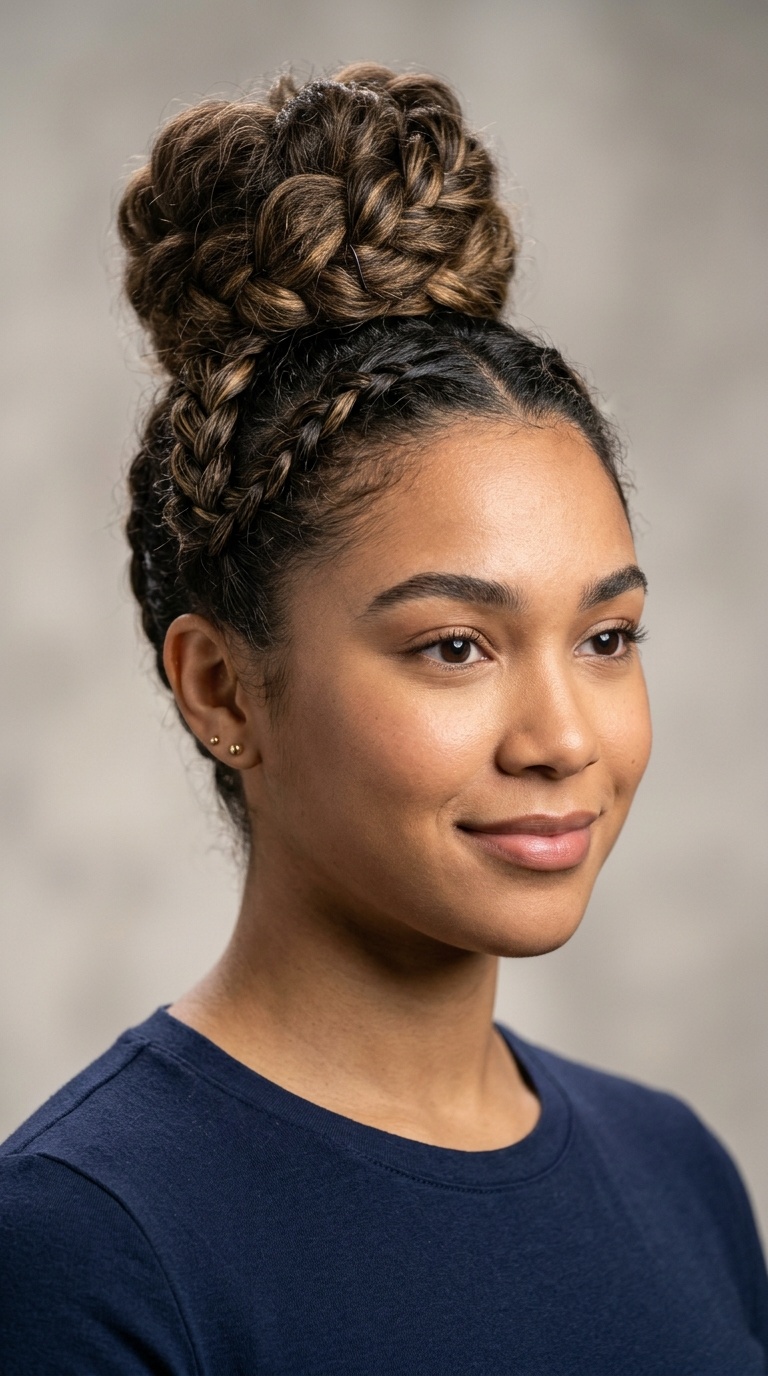 Reverse Braid Bun