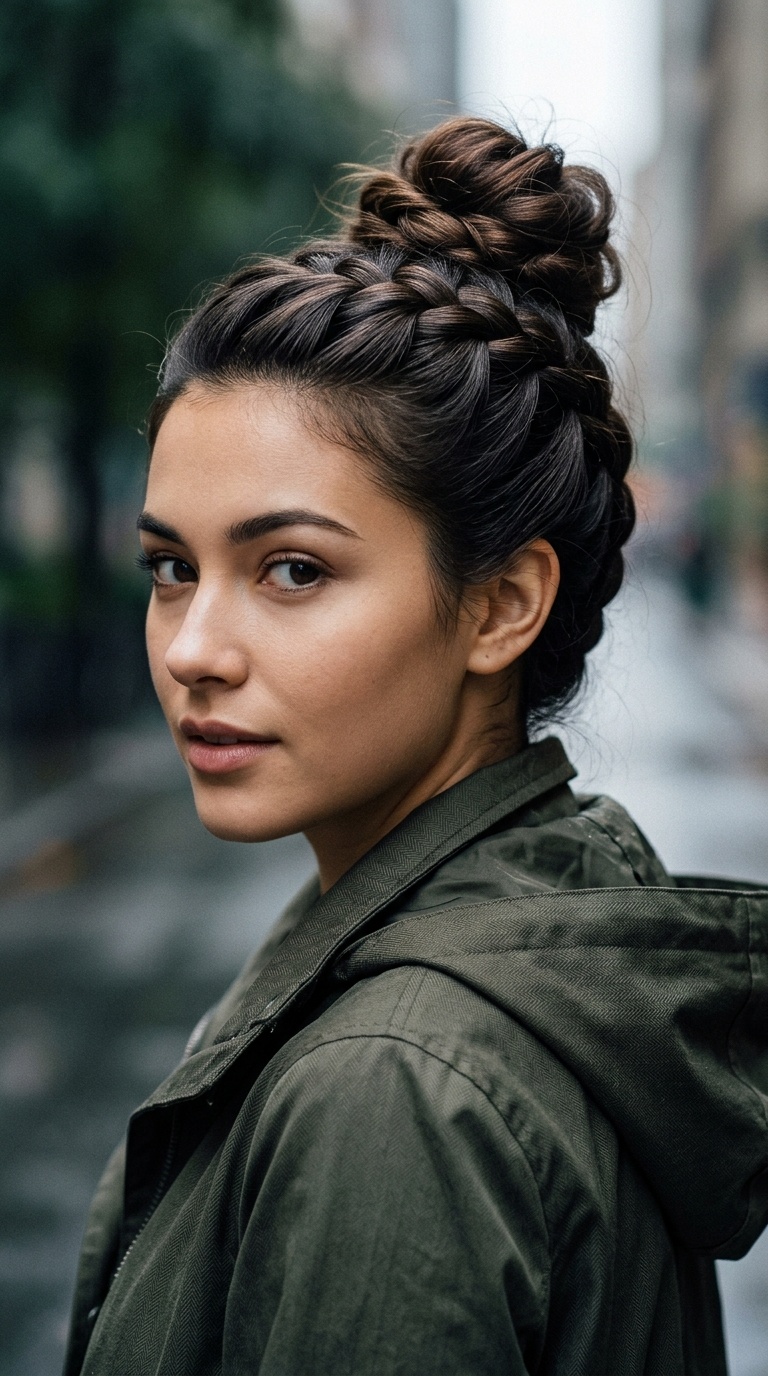 Reverse Braided Bun