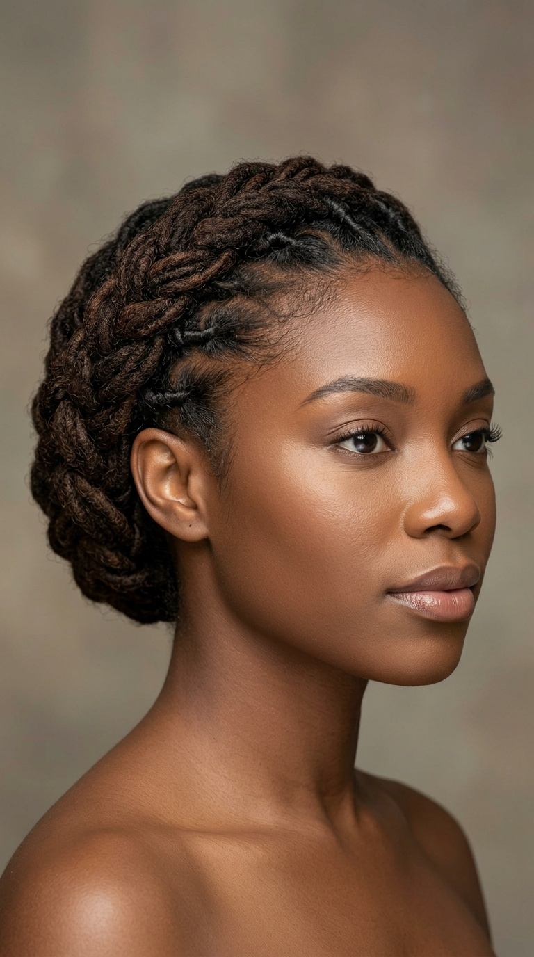 Reverse Crown Braid