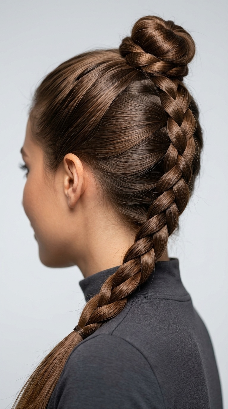 Reverse Upside-Down Braid