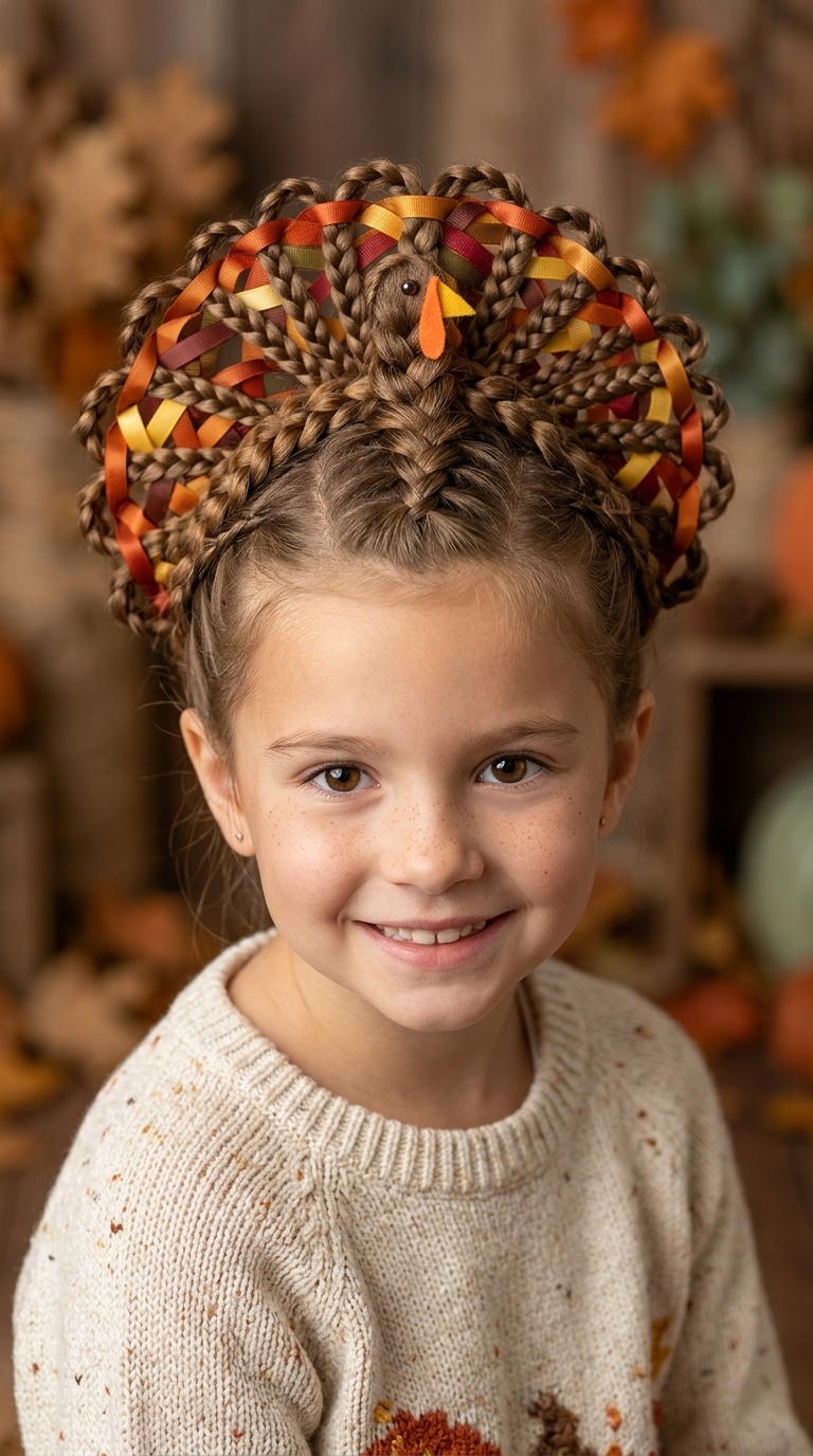 Ribbon Braid Fan