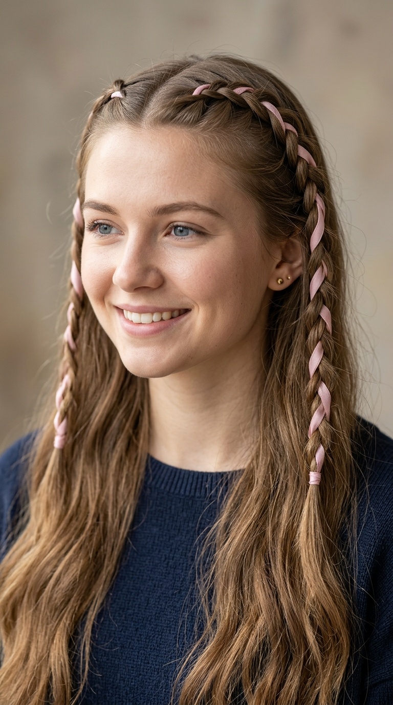Ribbon-Interwoven Accents
