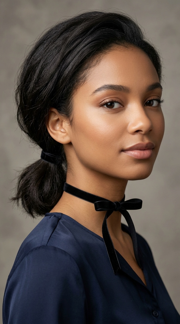 Ribbon-Tie Low Pony