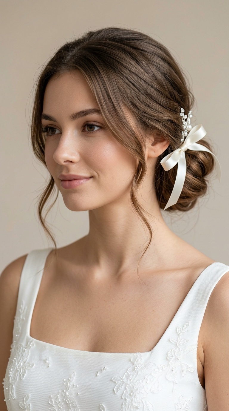 Ribbon-Tied Soft Bun