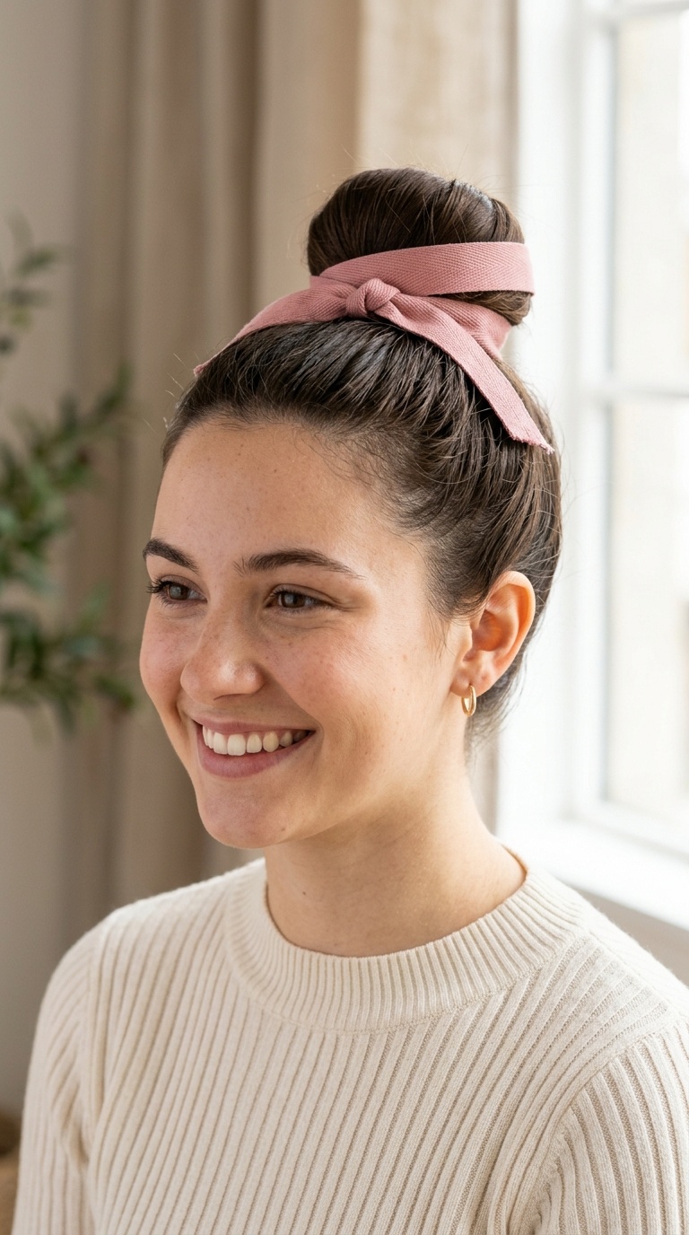 Ribbon-Wrapped Bun