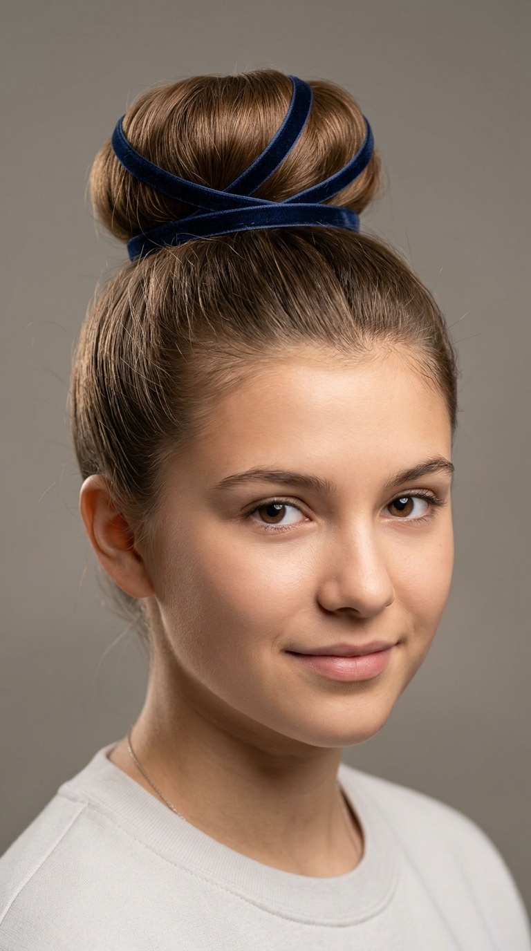 Ribbon-Wrapped Donut Bun