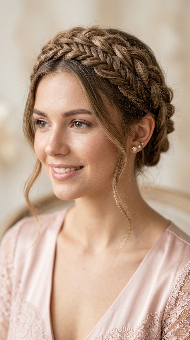 Romantic Braided Halo