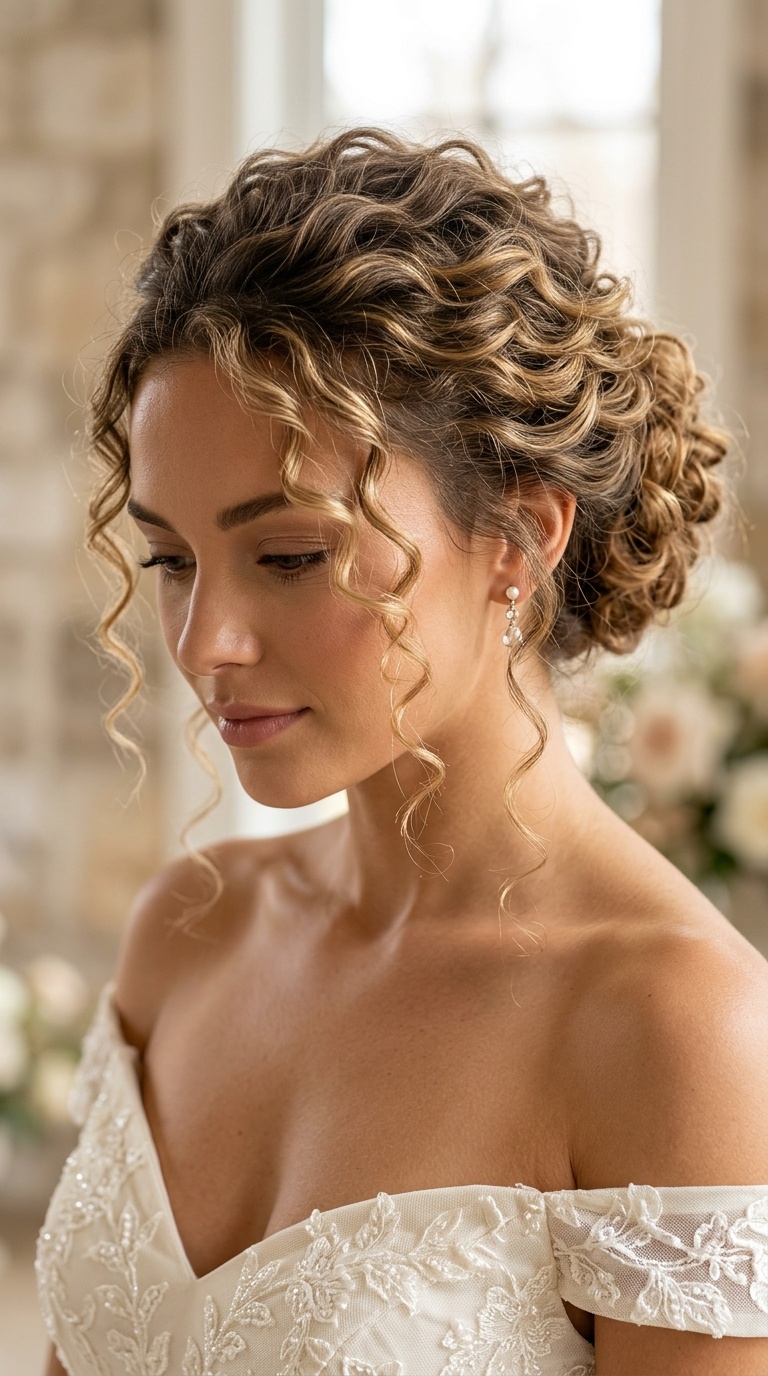 Romantic Curly Chignon