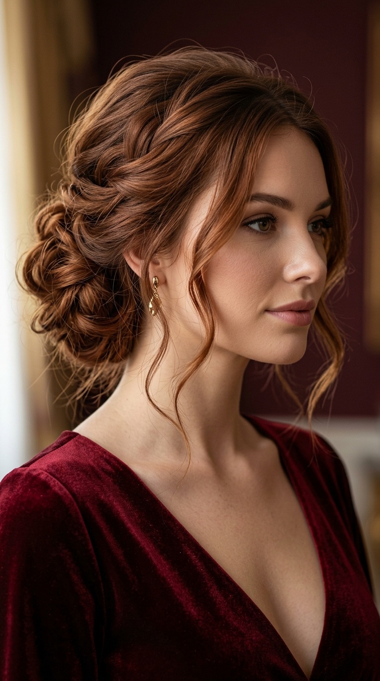Romantic Messy Low Bun