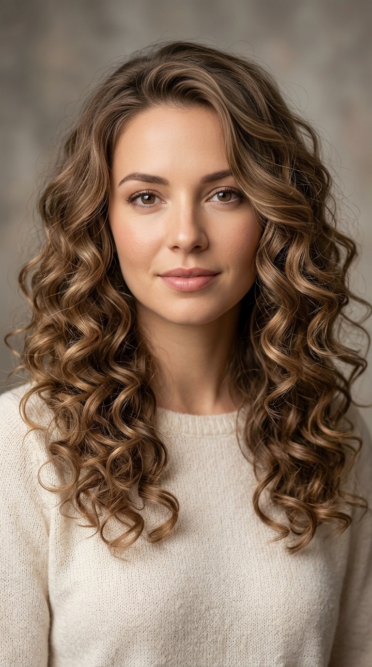 Romantic Ribbon Curls with Graduated Layers