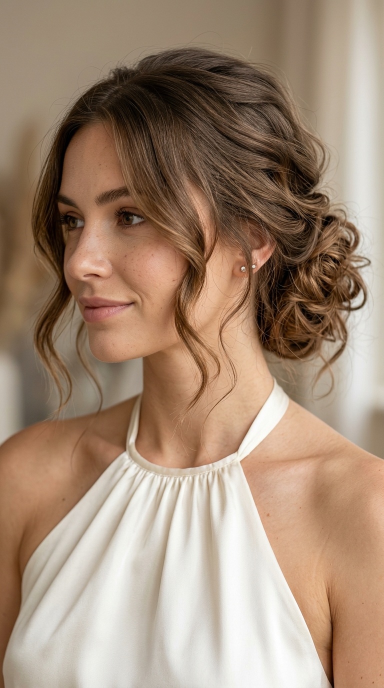 Romantic Tousled Chignon