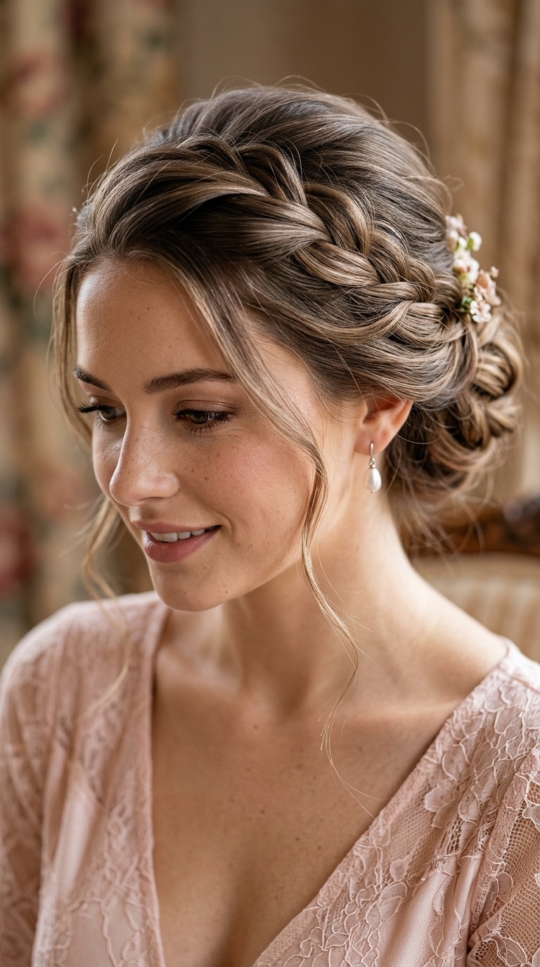 Romantic Tucked Updo