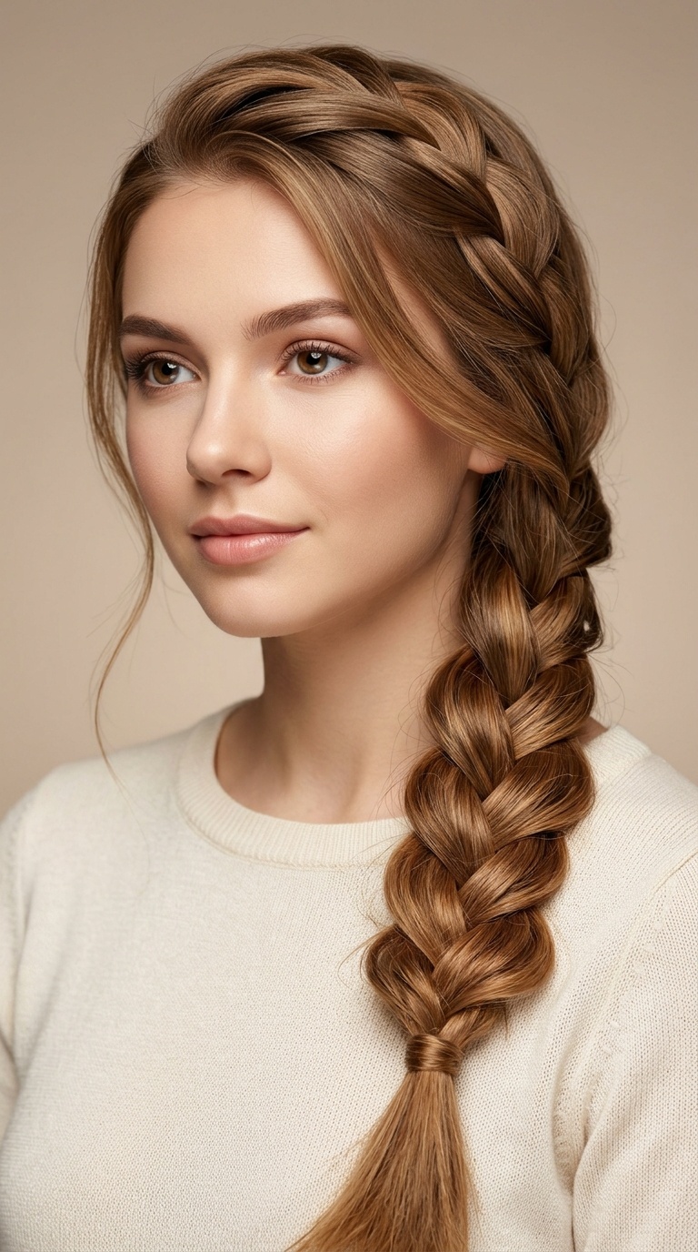 Romantic Waterfall Braid