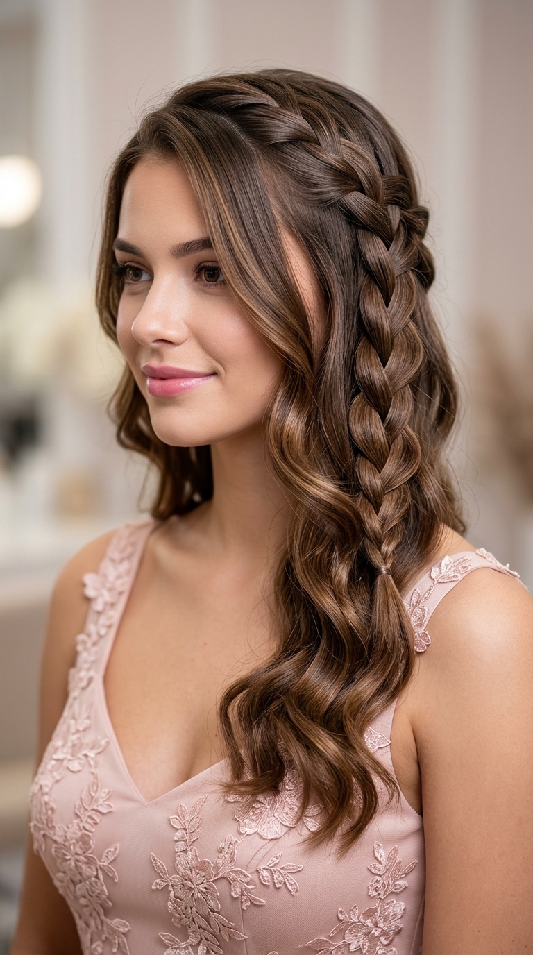 Romantic Waterfall Braid