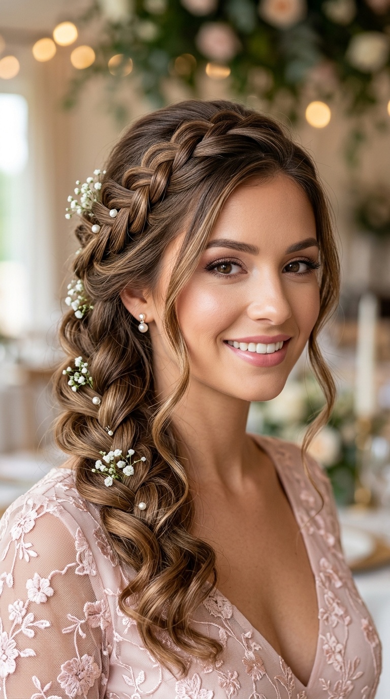 Romantic Waterfall Braid