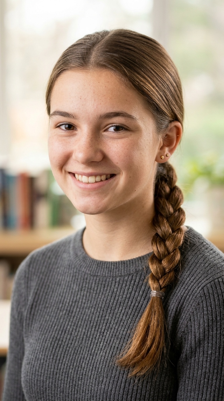 Rope Braid Low Pony