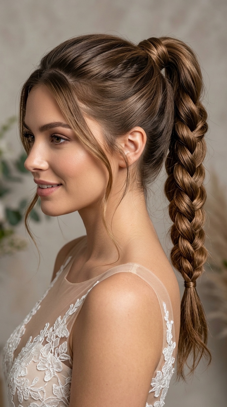 Rope Braid Ponytail