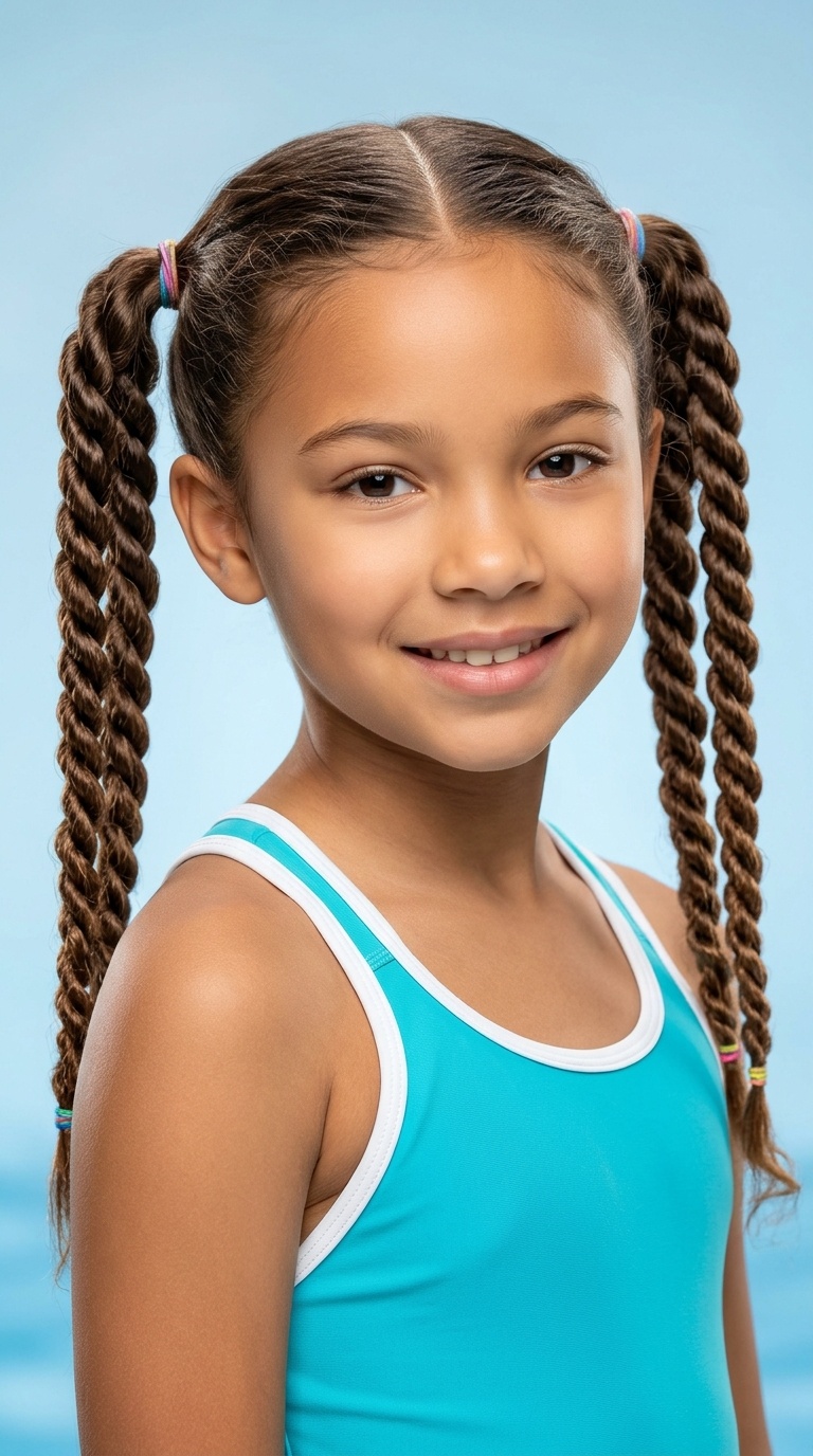 Rope Twist Pigtails