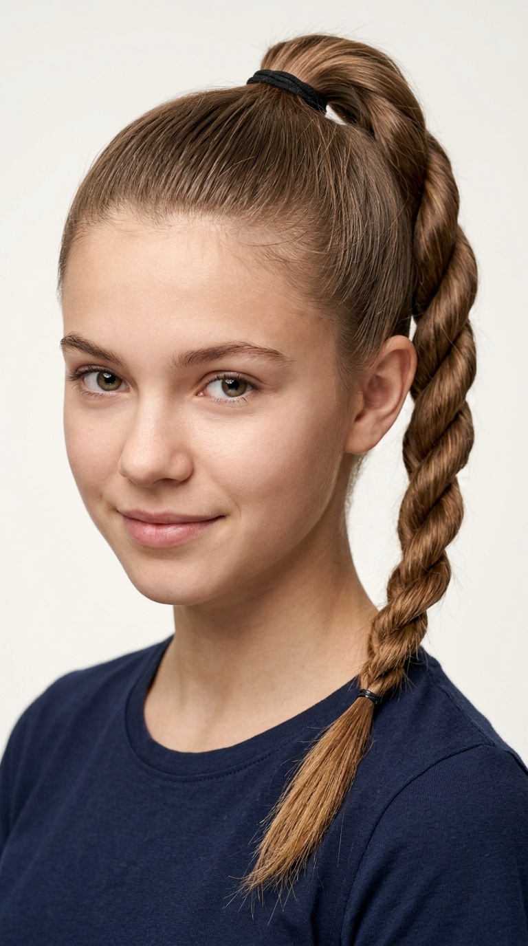 Rope Twist Ponytail