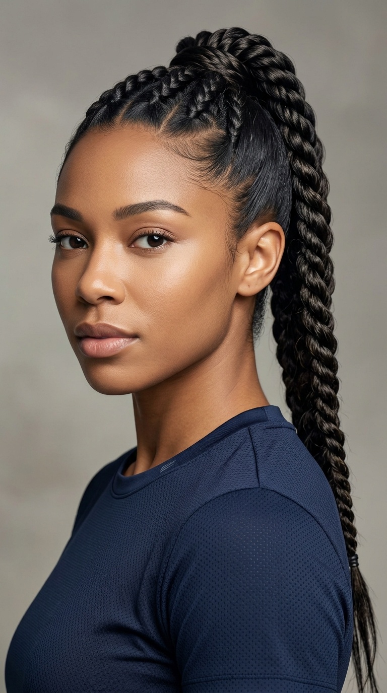 Rope Twist Ponytail