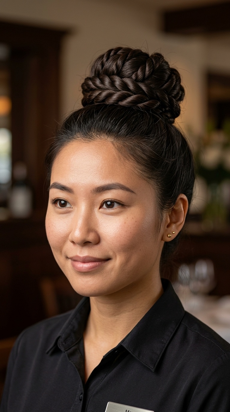 Rope Twist Top Knot