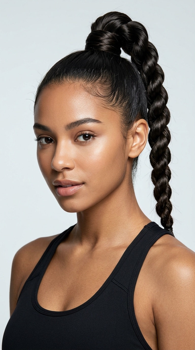 Rope Twisted High Tail