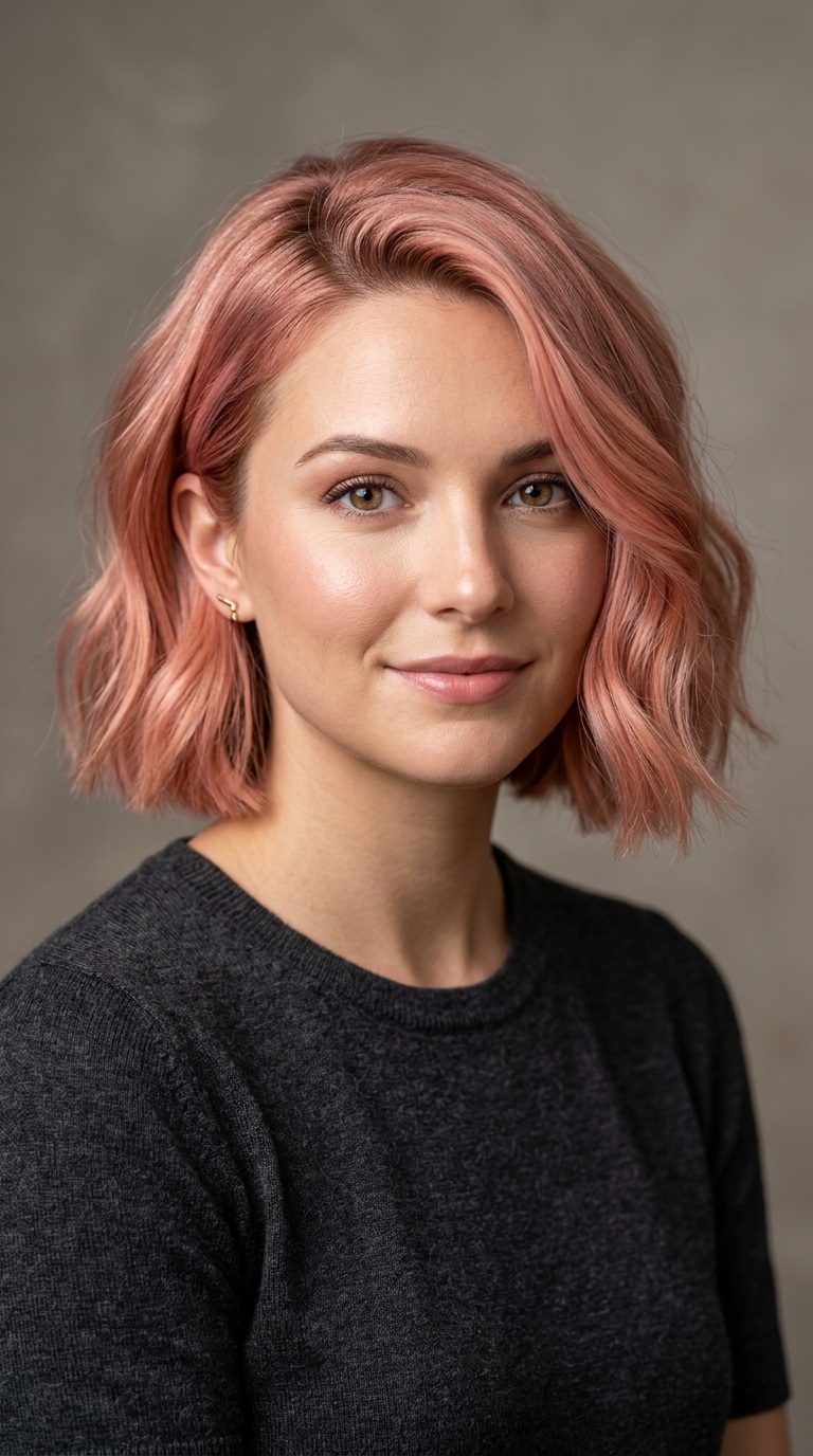 Rose Gold Bob