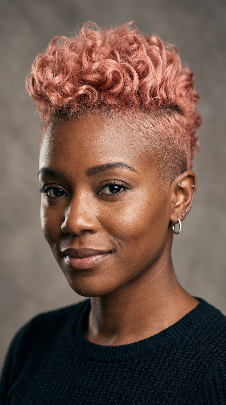 Rose Gold Tapered Mohawk