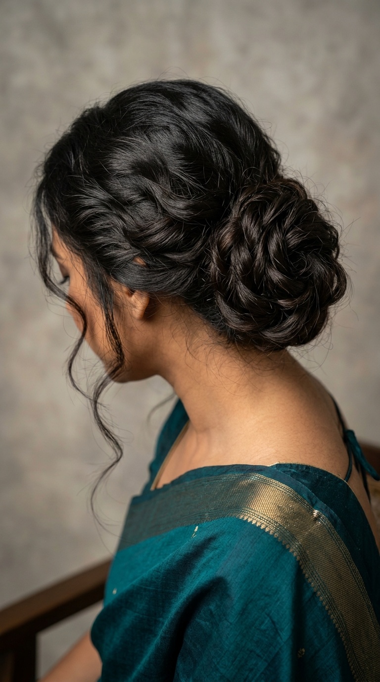 Rose-Petal Textured Bun