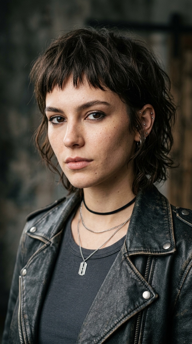 Rough-Cut Baby Bangs