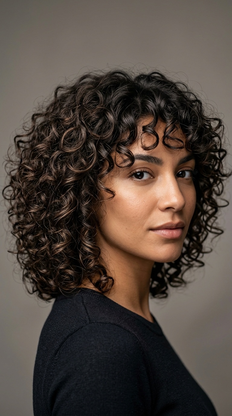 Round Layered Curls