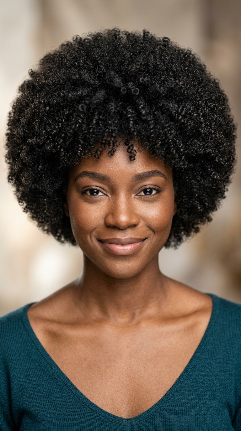 Rounded Afro Shape