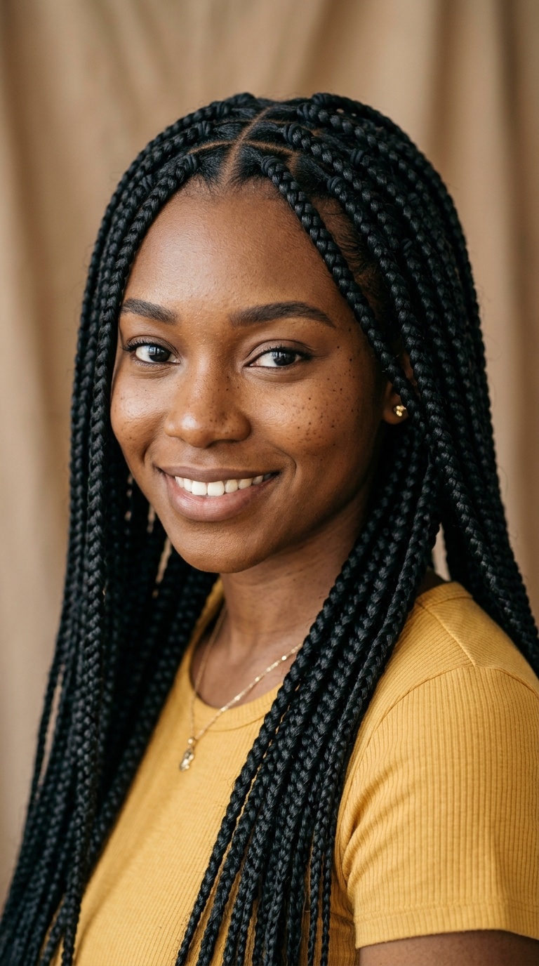 Rubber Band Method Box Braids