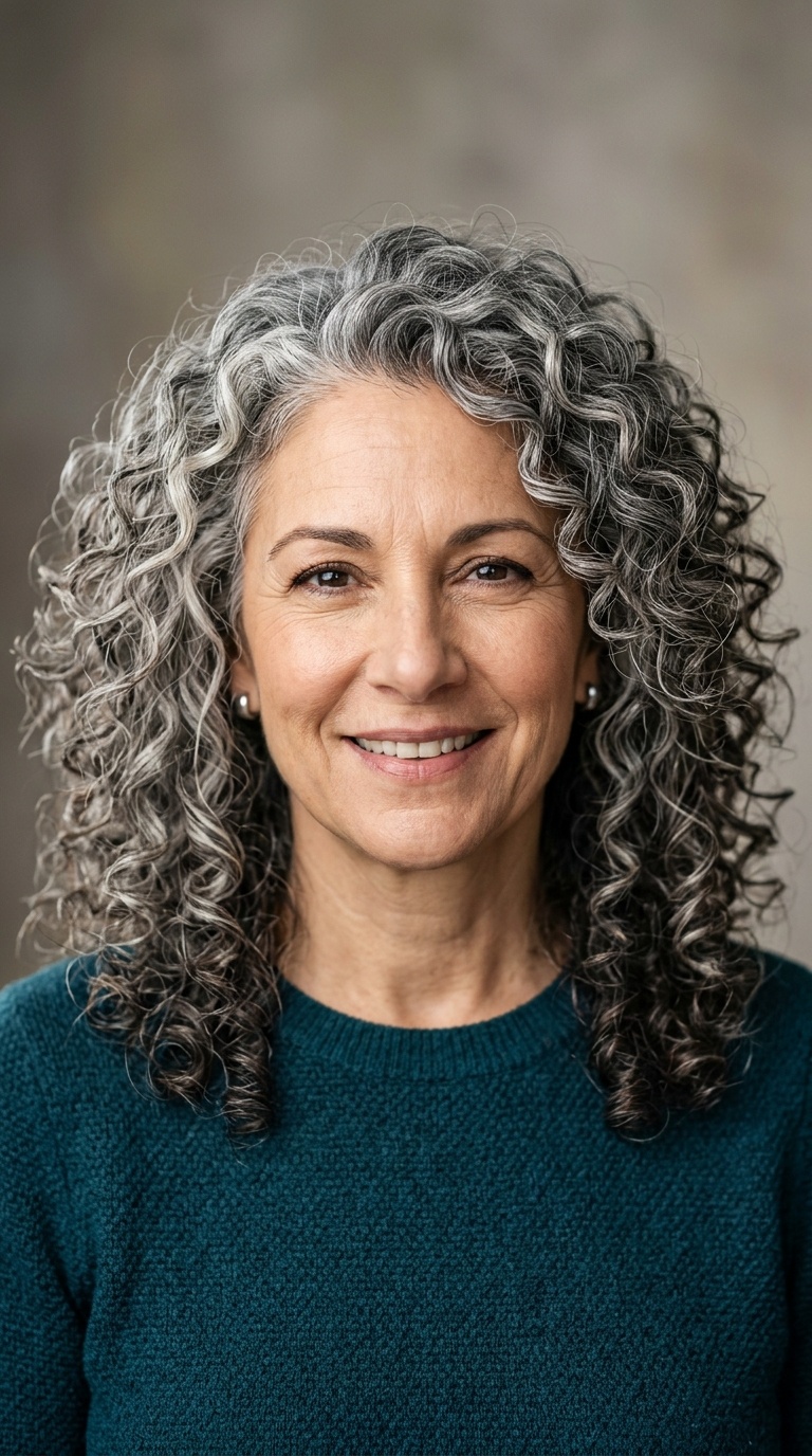 Salt and Pepper Defined Ringlets