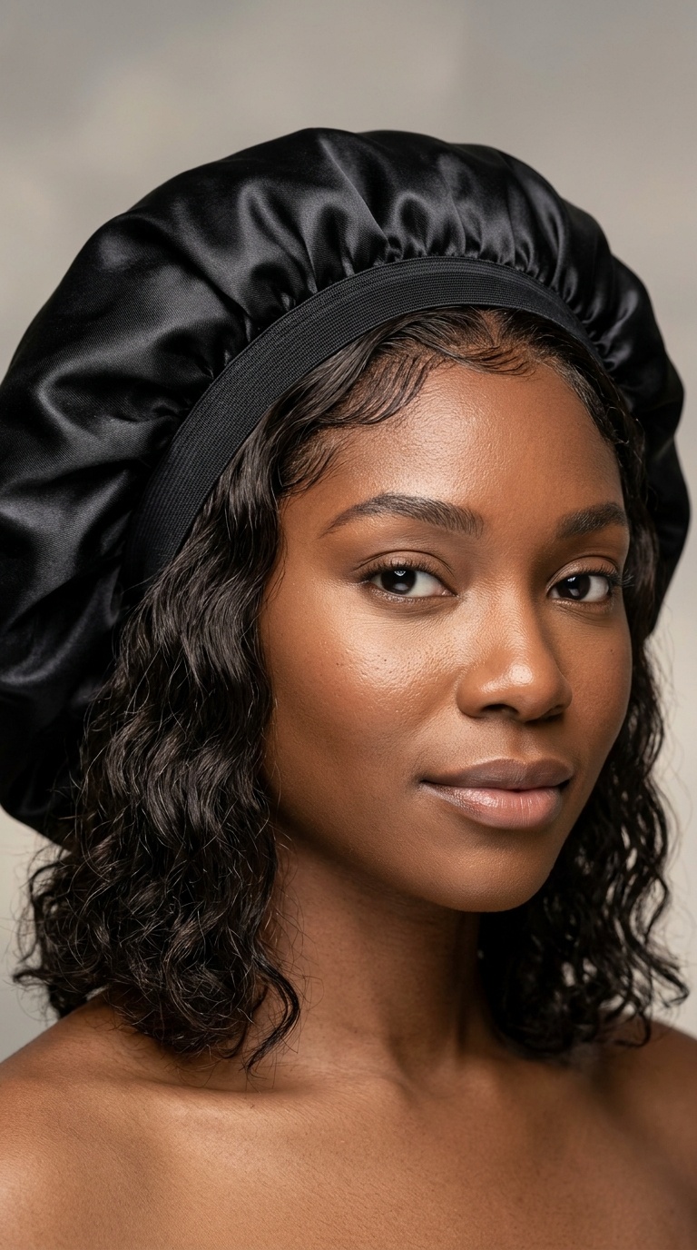 Satin-Lined Bonnet
