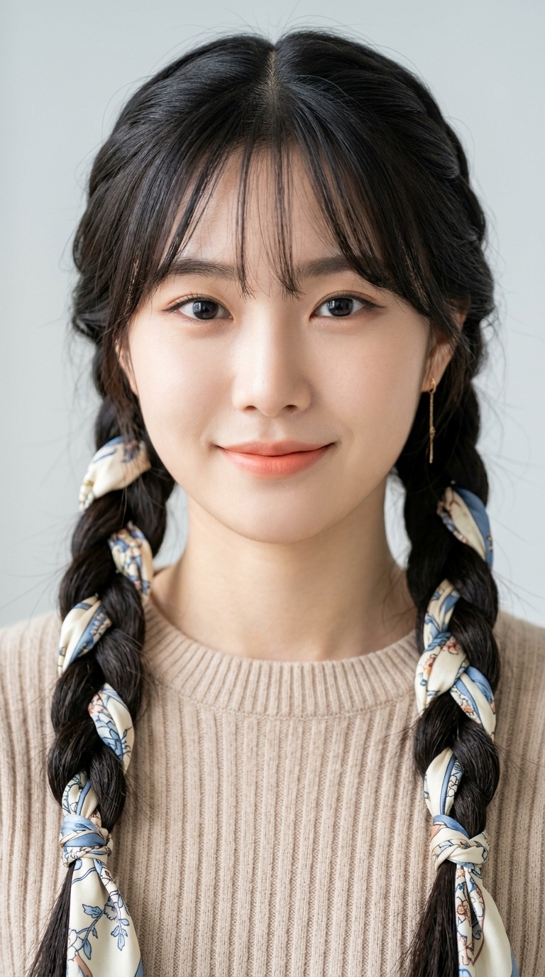 Scarf-Intertwined Braids