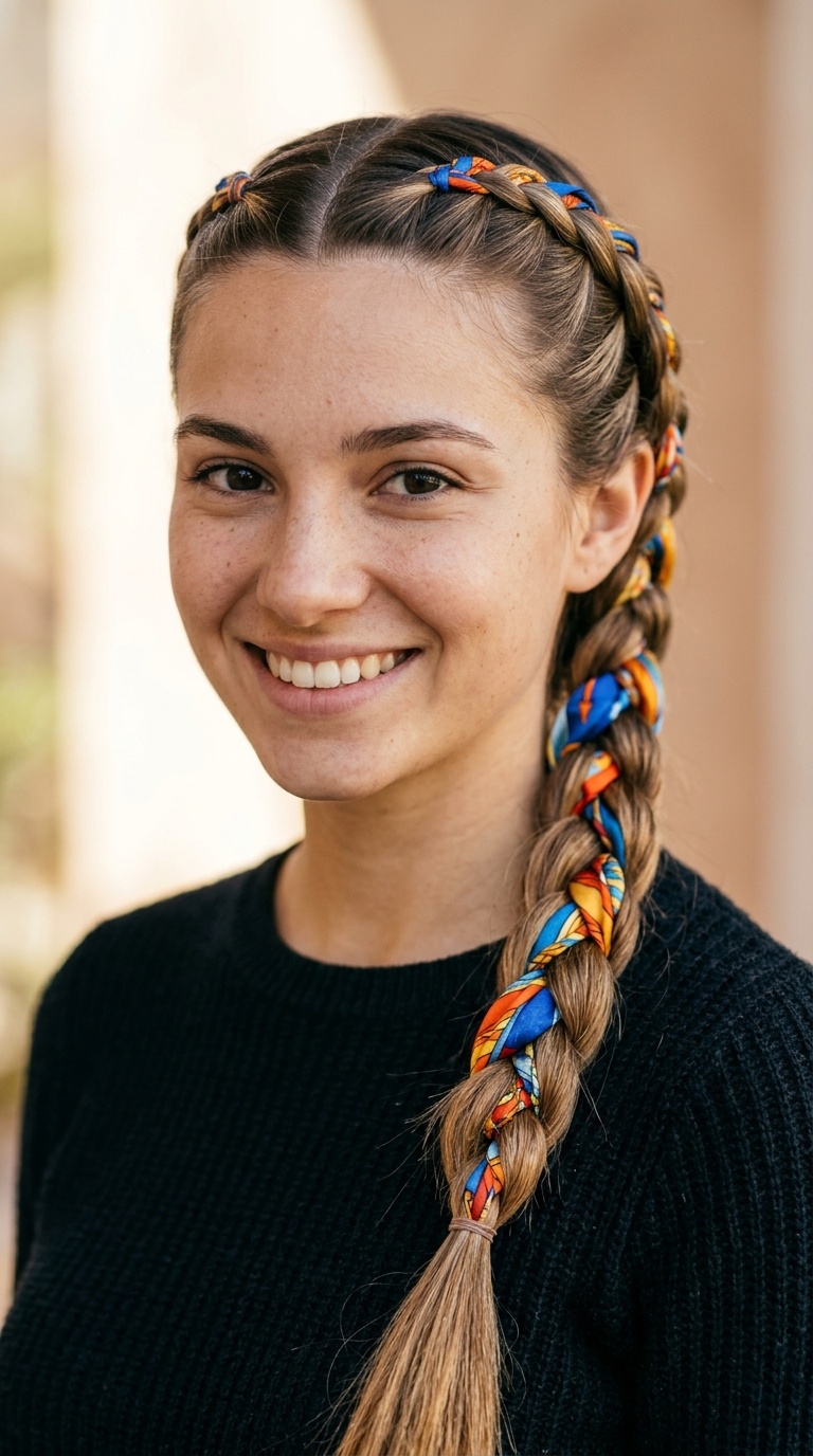 Scarf-Interwoven Braid