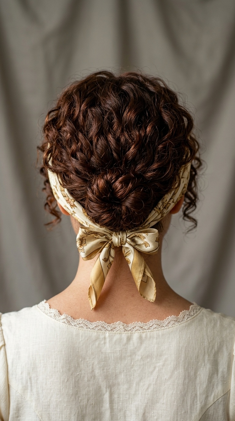 Scarf-Tied Nape Knot