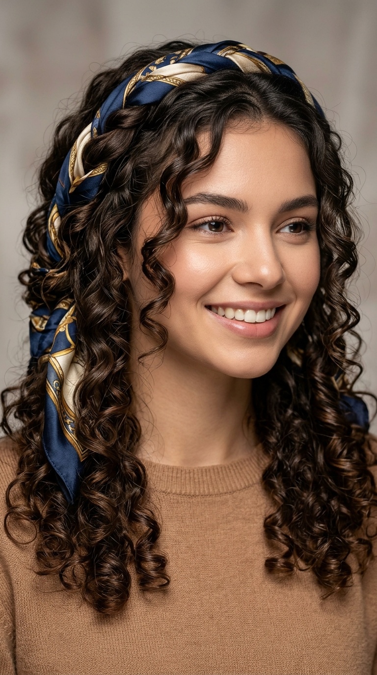 Scarf Wrap Curls